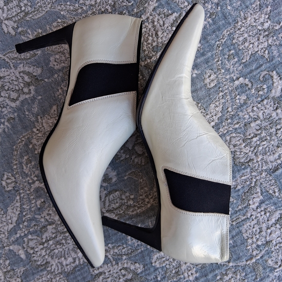 ๐ Rag & Bone Beha Chelsea Stiletto Pull-On Heeled Boots Italian Calf Leather - Picture 10 of 15